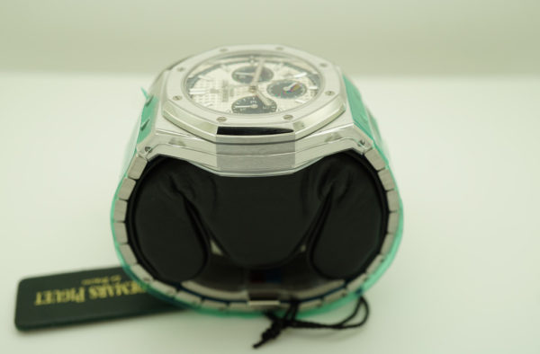 BRAND NEW Audemars PIGUET ROYAL OAK CHRONOGRAPH 26315ST SILVER BLUE DIAL 38MM SEALED FULL SET - Image 4