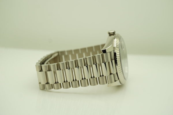 Rolex 228239 DAY DATE WHITE GOLD OLIVE GREEN ROMAN DIAL 2021 WARRANTY FULL SET - Image 6