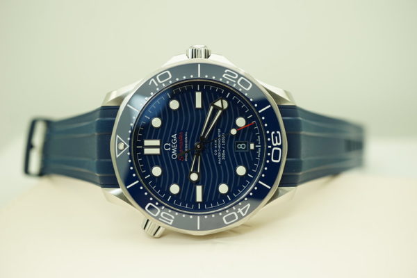 BRAND NEW Omega SEAMASTER DIVER 300M BLUE WAVE DIAL 2022 COMPLETE SET - Image 9
