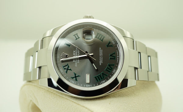 Rolex 126300 DATEJUST 41 WIMBLEDON DIAL OYSTER BAND 2021 WARRANTY FULL SET - Image 10