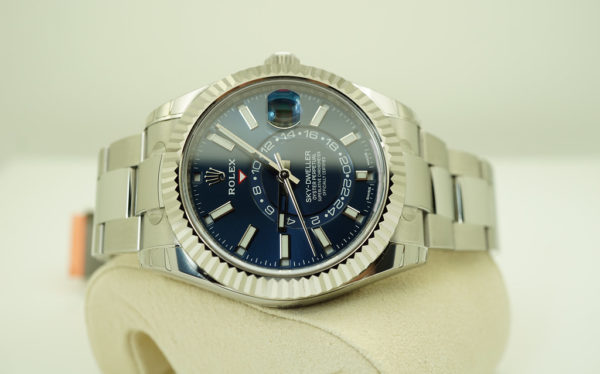 LIKE NEW Rolex 326934 SKY-DWELLER BLUE DIAL OYSTER BRACELET 2020 COMPLETE SET - Image 10