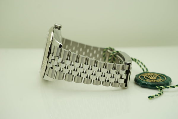 BRAND NEW Rolex 126334 DATEJUST 41 FLUTED BEZEL WHITE ROMAN DIAL JUBILEE FULL SET - Image 5