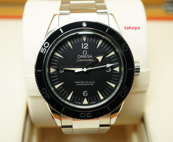 LIKE NEW Omega SEAMASTER 300 STAINLESS STEEL 41MM 2021 WARRANTY COMPLETE SET