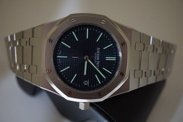 BRAND NEW Audemars PIGUET ROYAL OAK JUMBO EXTRA-THIN 15202ST BLUE DIAL 2020 FULL SET - Image 12