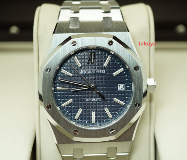 Audemars PIGUET ROYAL OAK 15300ST BLUE DIAL 39MM H SERIES BOXES PAPER