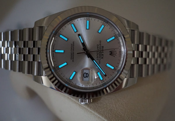 BRAND NEW Rolex 126334 DATEJUST 41 FLUTED BEZEL SILVER STICK DIAL JUBILEE FULL SET - Image 11