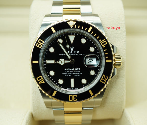 MINT Rolex 126613LN SUBMARINER 18K YG STEEL BLACK DIAL 41MM 2022 FULL SET