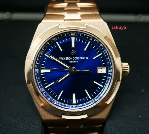 Vacheron CONSTANTIN OVERSEAS 4500V 18K ROSE GOLD BLUE DIAL 41MM 2021 FULL SET
