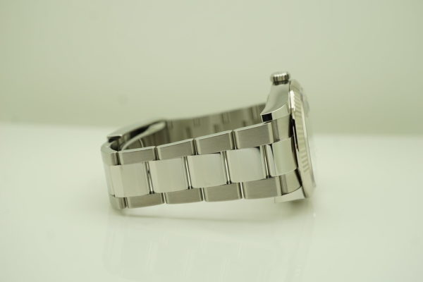 Rolex 126234 DATEJUST WIMBLEDON DIAL 18K FLUTED BEZEL OYSTER BAND 2021 FULL SET - Image 6