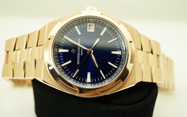 Vacheron CONSTANTIN OVERSEAS 4500V 18K ROSE GOLD BLUE DIAL 41MM 2021 FULL SET - Image 10