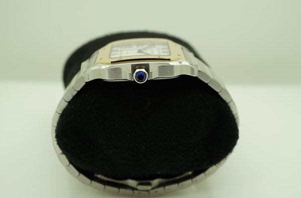 NEW Cartier SANTOS DE CARTIER MEDIUM 18K YELLOW GOLD STEEL 2022 FULL SET - Image 3
