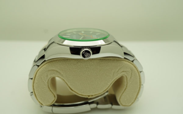 Rolex 116400GV MILGAUSS GREEN CRYSTAL Z BLUE DIAL 2020 WARRANTY FULL SET - Image 3