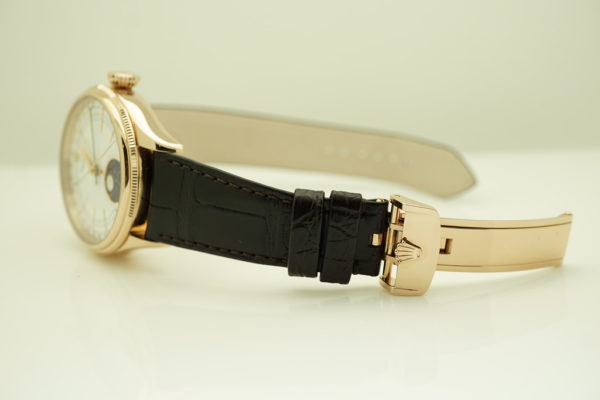 Rolex 50535 CELLINI MOONPHASE 18K EVEROSE GOLD 39MM 2021 WARRANTY FULL SET - Image 5