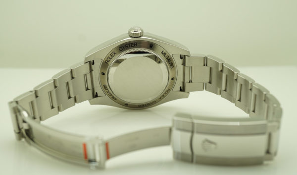 Rolex 116400GV MILGAUSS GREEN CRYSTAL Z BLUE DIAL 2020 WARRANTY FULL SET - Image 8