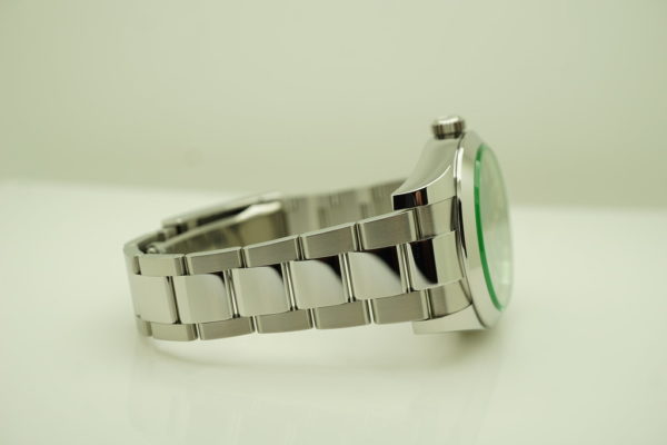 Rolex 116400GV MILGAUSS GREEN CRYSTAL Z BLUE DIAL 2020 WARRANTY FULL SET - Image 6