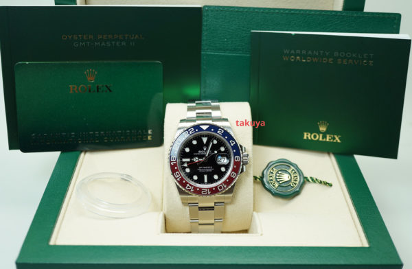 BRAND NEW Rolex 126710BLRO PEPSI GMT MASTER 2 RED BLUE BEZEL OYSTER BAND FULL SET - Image 2