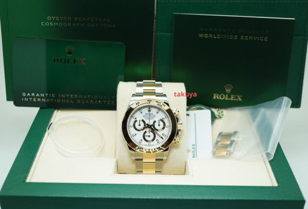 BRAND NEW Rolex 116503 DAYTONA TWO TONE 18K YG STEEL WHITE DIAL 2022 COMPLETE SET - Image 2
