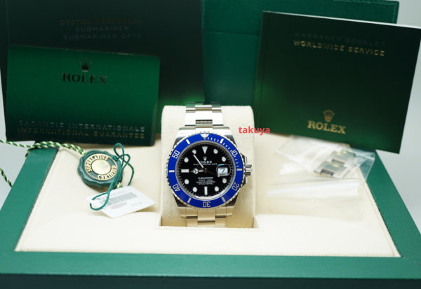 Rolex 126619LB SUBMARINER 41 WHITE GOLD BLUE BEZEL 2021 WARRANTY FULL SET - Image 2