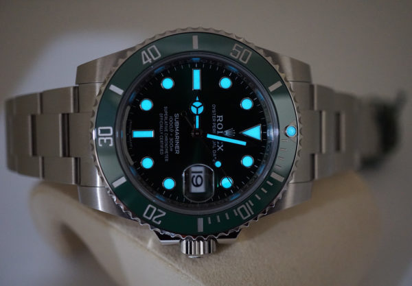 NEW Rolex 116610LV SUBMARINER HULK GREEN DIAL BEZEL 2020 WARRANTY FULL SET - Image 11