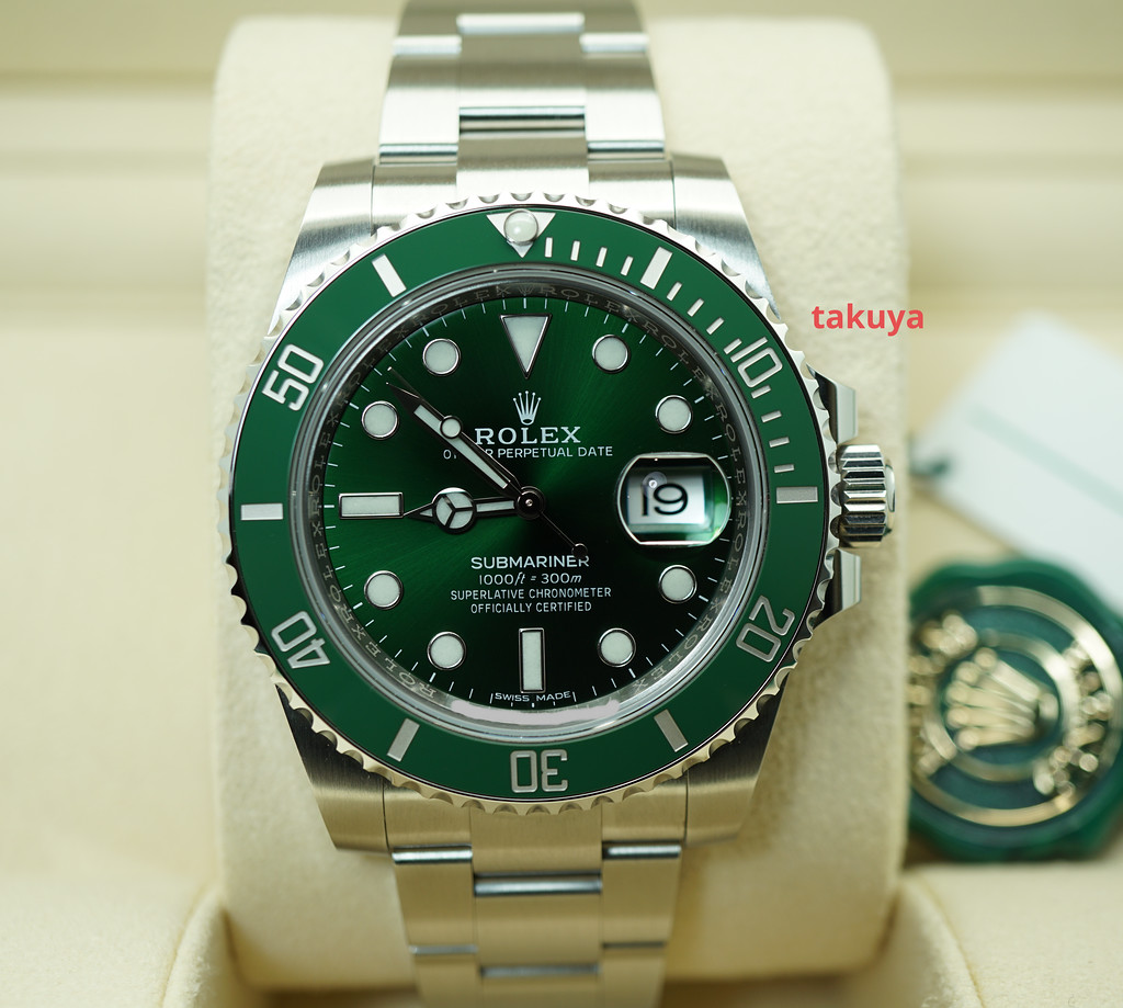 Rolex UNWORN 2020 Submariner Date 40mm 116610LV Stainless Steel Hulk Green  Dial Green Bezel