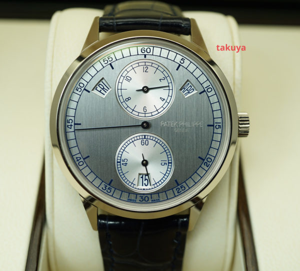 Patek PHILIPPE 5235G REGULATOR CALENDAR WHITE GOLD 40MM SERVICED 2020 FULL SET