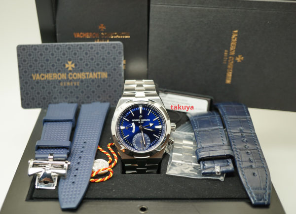 Vacheron CONSTANTIN OVERSEAS DUAL TIME 7900V BLUE DIAL 41MM 2021 FULL SET - Image 2