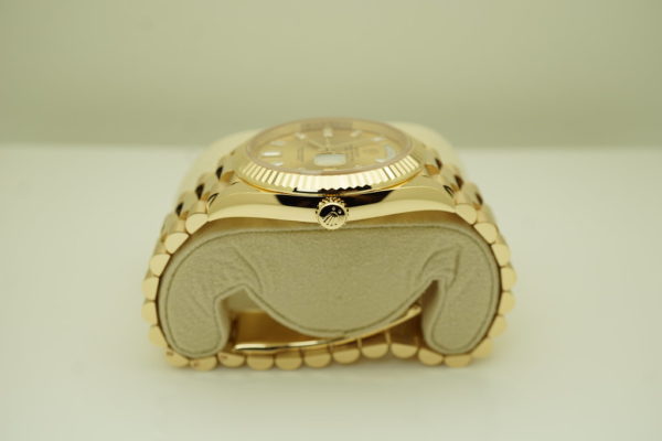 Rolex 228238 DAY DATE 40 YELLOW GOLD CHAMPAGNE BAGUETTE DIAMOND DIAL 2022 FULL SET - Image 3
