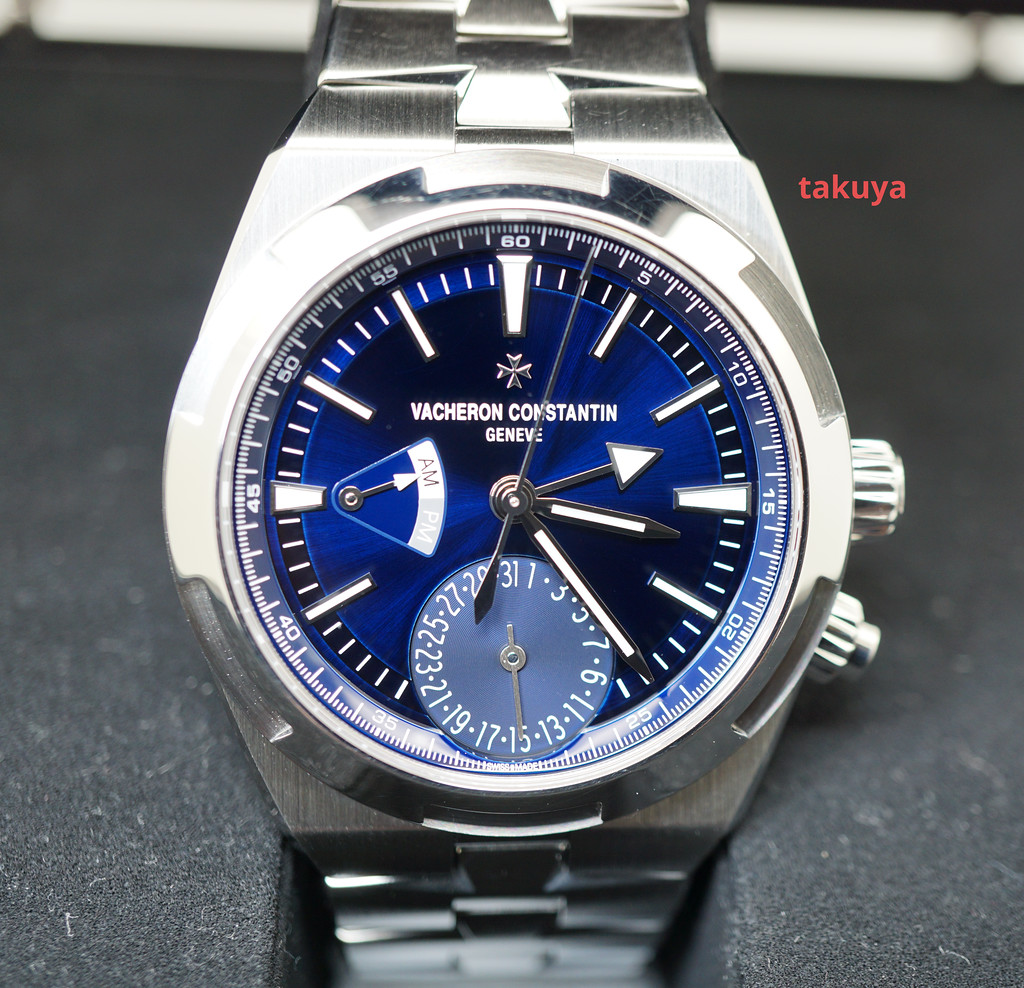 Vacheron CONSTANTIN OVERSEAS DUAL TIME 7900V BLUE DIAL 41MM 2021 FULL ...