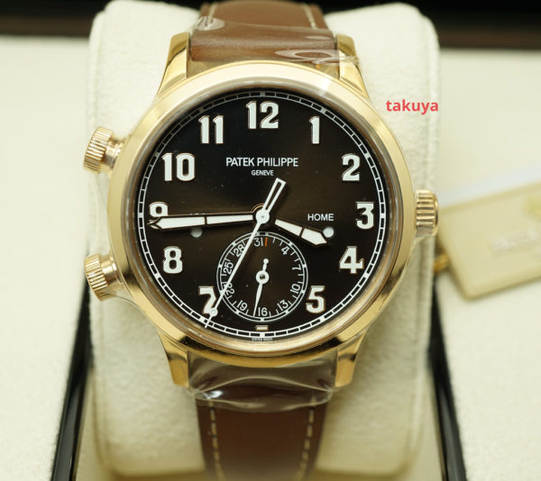 BRAND NEW Patek PHILIPPE 7234R 18K ROSE GOLD CALATRAVA PILOT TRAVEL TIME COMPLETE SET