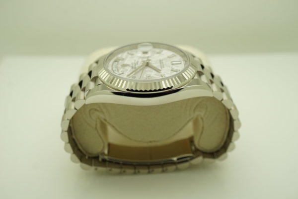 MINT Rolex 228239 DAY DATE 40 WHITE GOLD METEORITE BAGUETTE DIAMOND DIAL 2021 FULL SET - Image 4