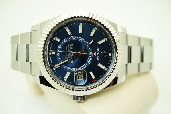 MINT Rolex 326934 SKY-DWELLER BLUE DIAL OYSTER BRACELET 2021 COMPLETE SET - Image 9