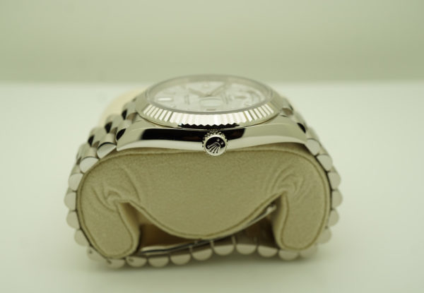 MINT Rolex 228239 DAY DATE 40 WHITE GOLD METEORITE BAGUETTE DIAMOND DIAL 2021 FULL SET - Image 3