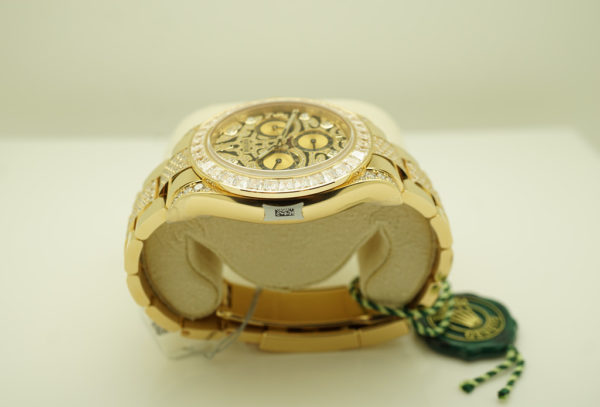 BRAND NEW Rolex 116598TBR DAYTONA EYE OF THE TIGER YELLOW GOLD DIAMONDS COMPLETE SET - Image 4