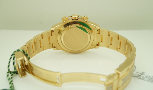 BRAND NEW Rolex 116598TBR DAYTONA EYE OF THE TIGER YELLOW GOLD DIAMONDS COMPLETE SET - Image 8