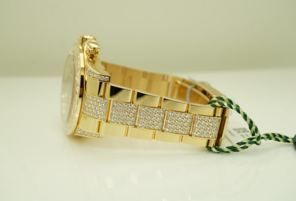 BRAND NEW Rolex 116598TBR DAYTONA EYE OF THE TIGER YELLOW GOLD DIAMONDS COMPLETE SET - Image 5