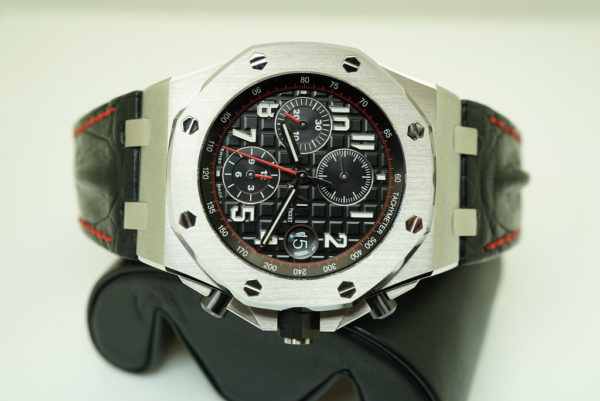 MINT Audemars PIGUET ROYAL OAK OFFSHORE CHRONOGRAPH VAMPIRE 26470ST WARRANTY FULL SET - Image 10