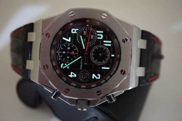 MINT Audemars PIGUET ROYAL OAK OFFSHORE CHRONOGRAPH VAMPIRE 26470ST WARRANTY FULL SET - Image 12