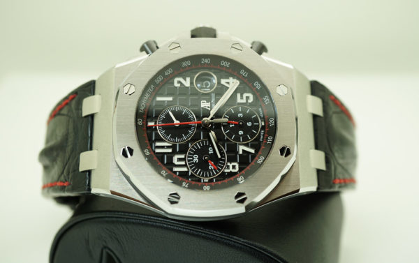 MINT Audemars PIGUET ROYAL OAK OFFSHORE CHRONOGRAPH VAMPIRE 26470ST WARRANTY FULL SET - Image 11