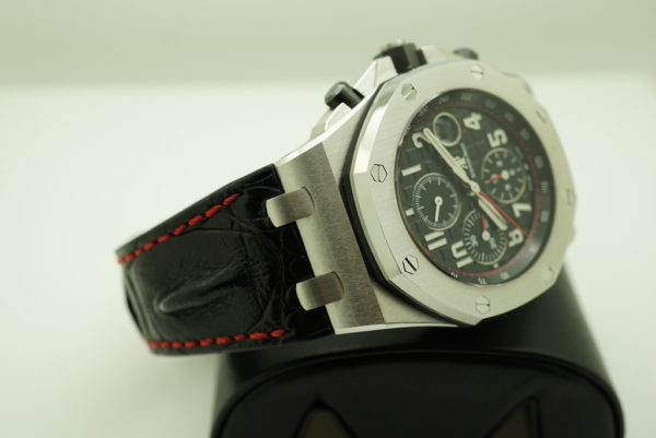 MINT Audemars PIGUET ROYAL OAK OFFSHORE CHRONOGRAPH VAMPIRE 26470ST WARRANTY FULL SET - Image 6