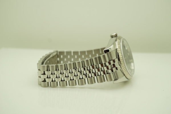 Rolex 116234 DATEJUST FLUTED BEZEL BLACK DIAMOND DIAL JUBILEE BAND 36MM FULL SET - Image 6
