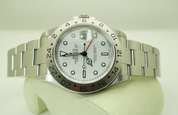 Rolex 16570 EXPLORER II POLAR DIAL 3186 MOVEMENT SERVICED WARRANTY FULL SET - Image 11