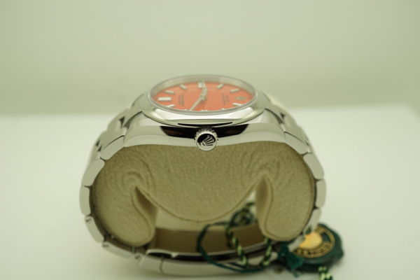 BRAND NEW Rolex 126000 OYSTER PERPETUAL CORAL RED DIAL 36MM 2022 COMPLETE SET - Image 3