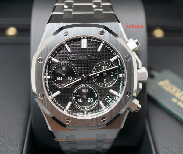 BRAND NEW Audemars PIGUET ROYAL OAK CHRONOGRAPH 50TH ANNIVESARY 26240ST BLACK DIAL FULL SET