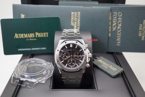 BRAND NEW Audemars PIGUET ROYAL OAK CHRONOGRAPH 50TH ANNIVESARY 26240ST BLACK DIAL FULL SET - Image 2