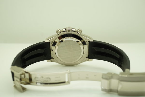 Rolex 116519LN DAYTONA WHITE GOLD OYSTERFLEX STEEL DIAL 2019 FULL SET - Image 6