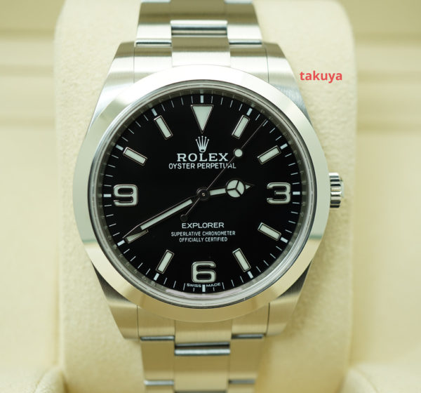 Rolex 214270 EXPLORER I FULL LUME DIAL 39MM DISCONTINUED 2020 FULL SET