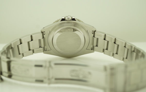 Rolex 16710 GMT MASTER II RED BLUE PEPSI BEZEL Y SERIAL LUG HOLES BOX PAPER - Image 9