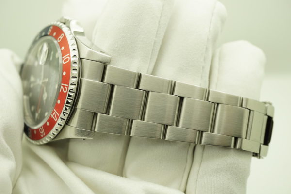 Rolex 16710 GMT MASTER II RED BLUE PEPSI BEZEL Y SERIAL LUG HOLES BOX PAPER - Image 5