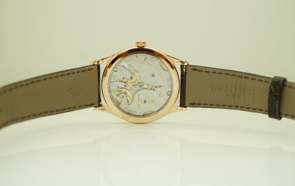 BRAND NEW Patek PHILIPPE 6119R CALATRAVA ROSE GOLD CLOUS DE PARIS 2022 FULL SET - Image 7