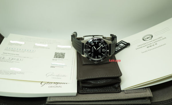 BRAND NEW Glashutte ORIGINAL SeaQ PANORAMA DATE BLACK DIAL 2021 COMPLETE SET - Image 2